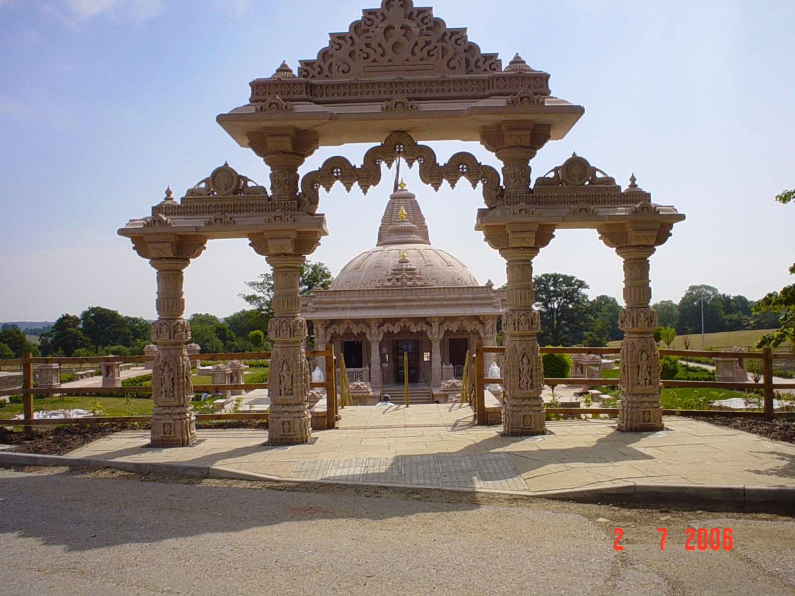 Front gate to Mandeer(Temple)