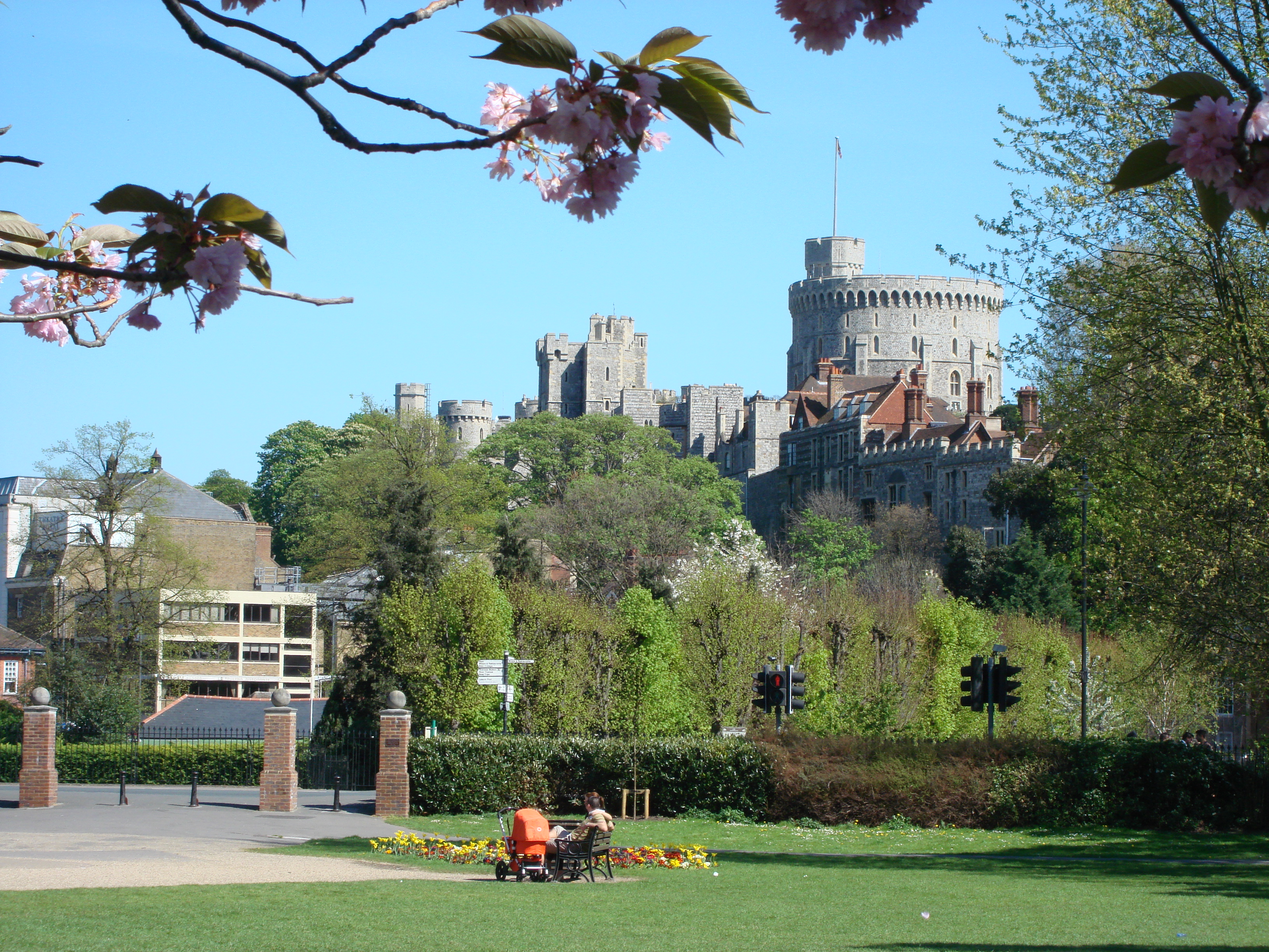 Windsor castle in spring 2007