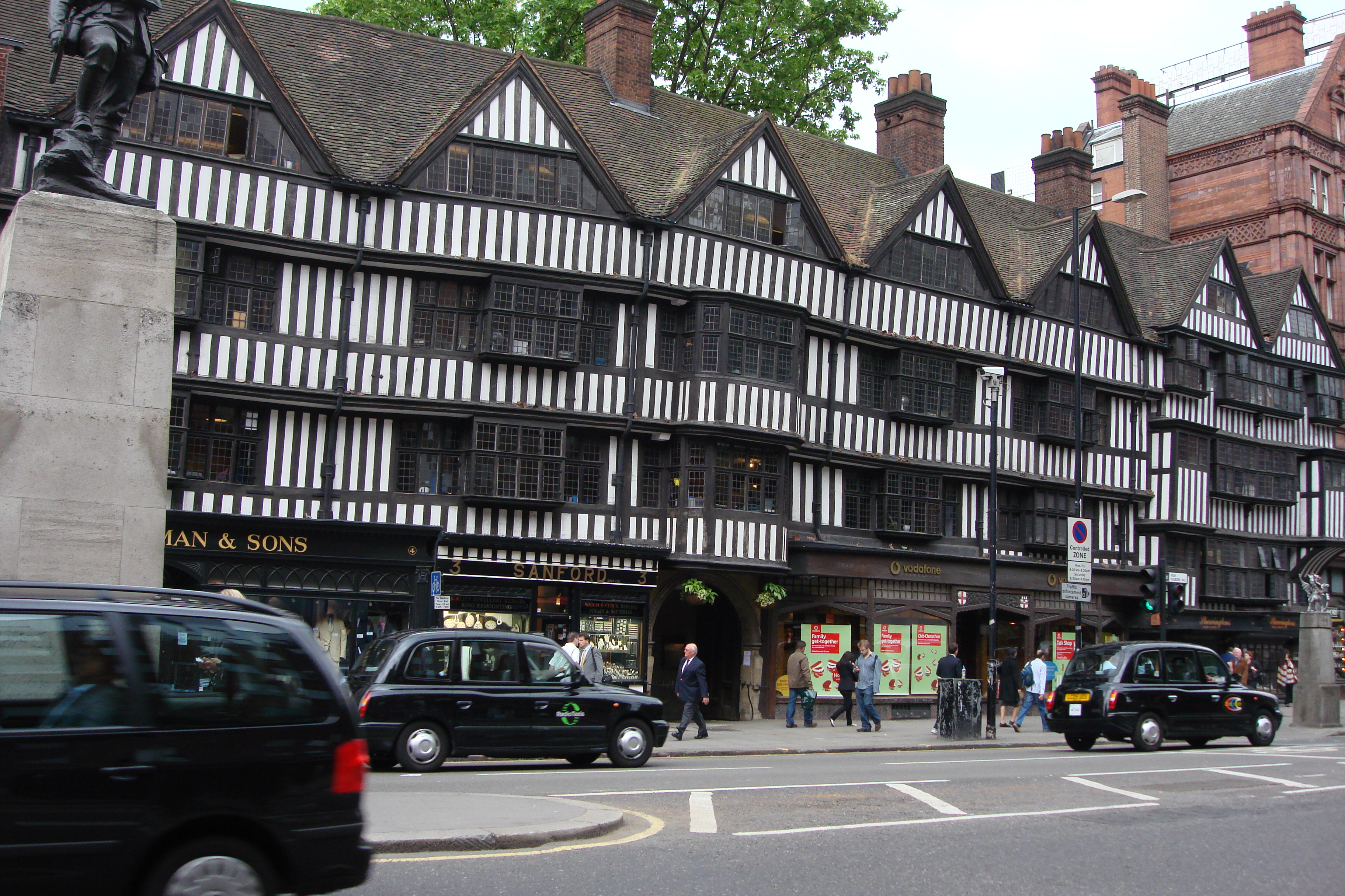 A Tudor house, Chancery Lane, Central London