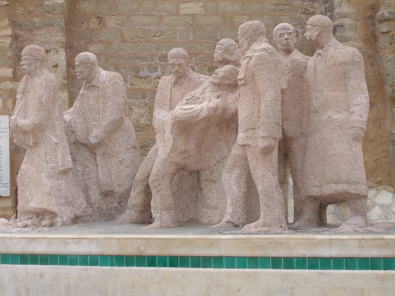 Sousse - monument to the 1943 bombing - Place des Martyrs