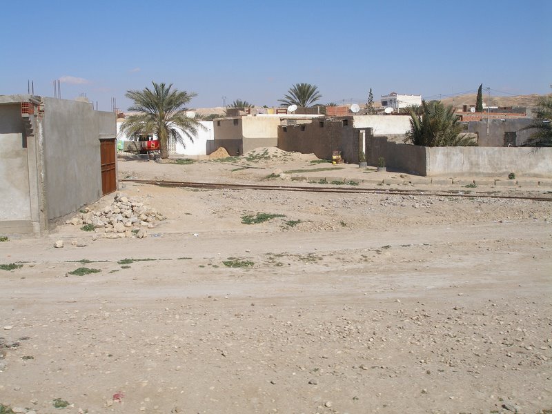 The town of Metlaoui, as seen from the Red Lizard