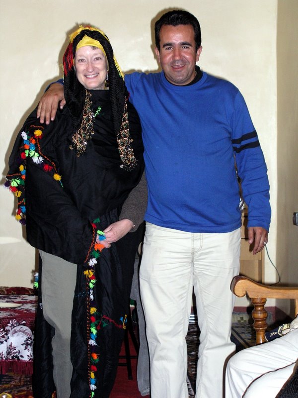 011 High Atlas - Home visit - Heather as Berber bride.JPG