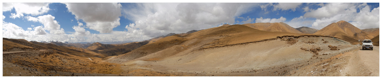 sweeping road, Tibet