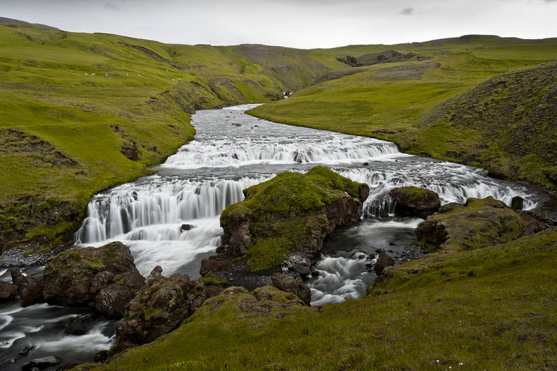 Above Skogafoss