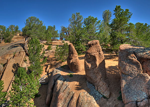 Granite Formations at the Crags