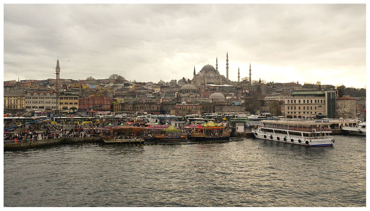 view from Galata bridge