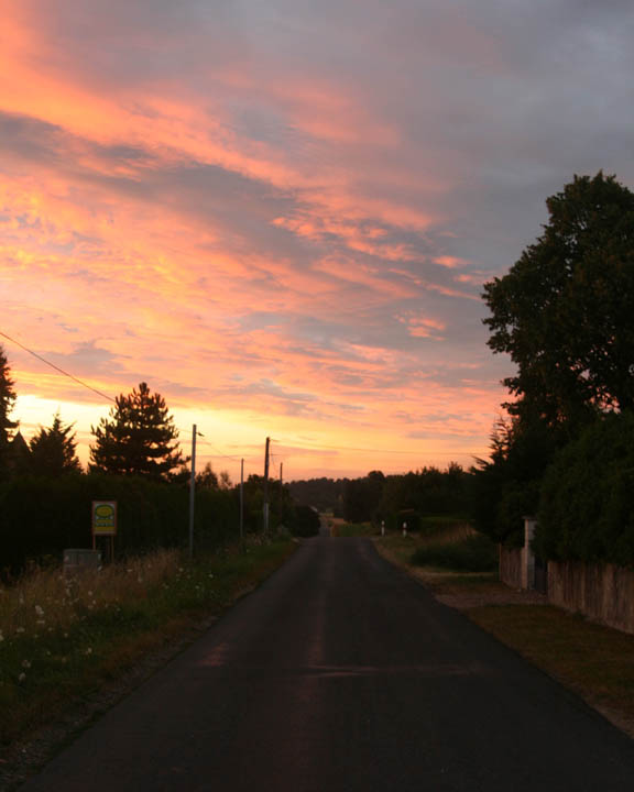 Road at Sunset