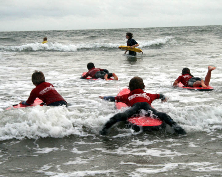 Paddling Out