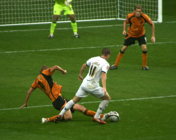 Gower Beats His Man