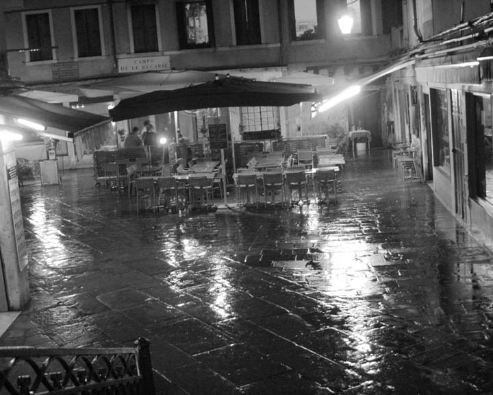 Square in the Rain