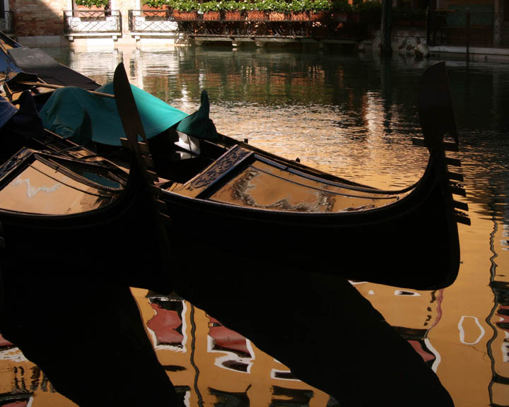 Gondolas in Shadow