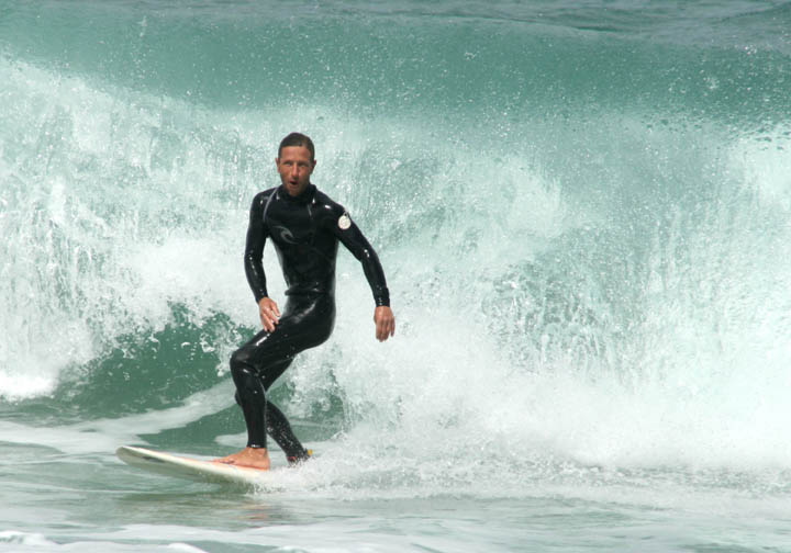 Posing in the Surf