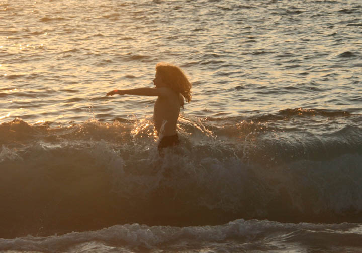Playing in the Surf