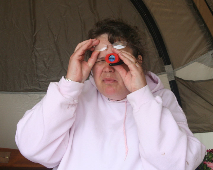 Tonia Enjoys Her Neighbourhood Watch Stint