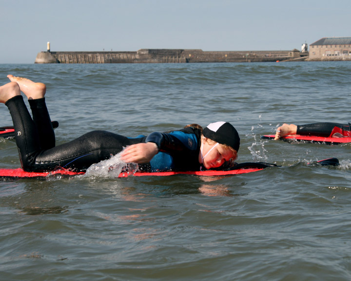 Gab Manages To Race And Have A Lie Down All At The Same Time