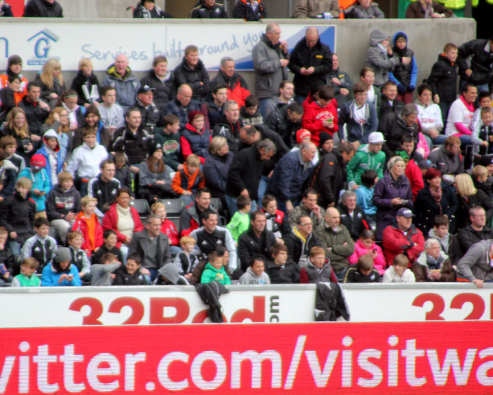 The South Stand Go Wild!