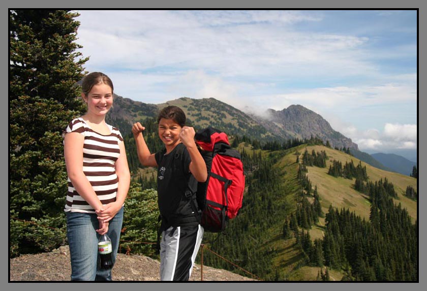 Hiking on Hurricane Ridge