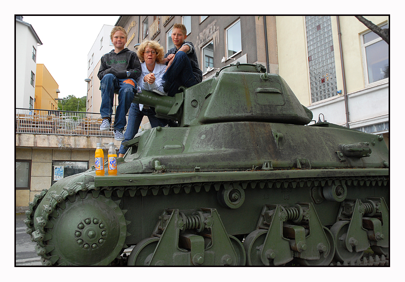 At the war memorial museum, Narvik