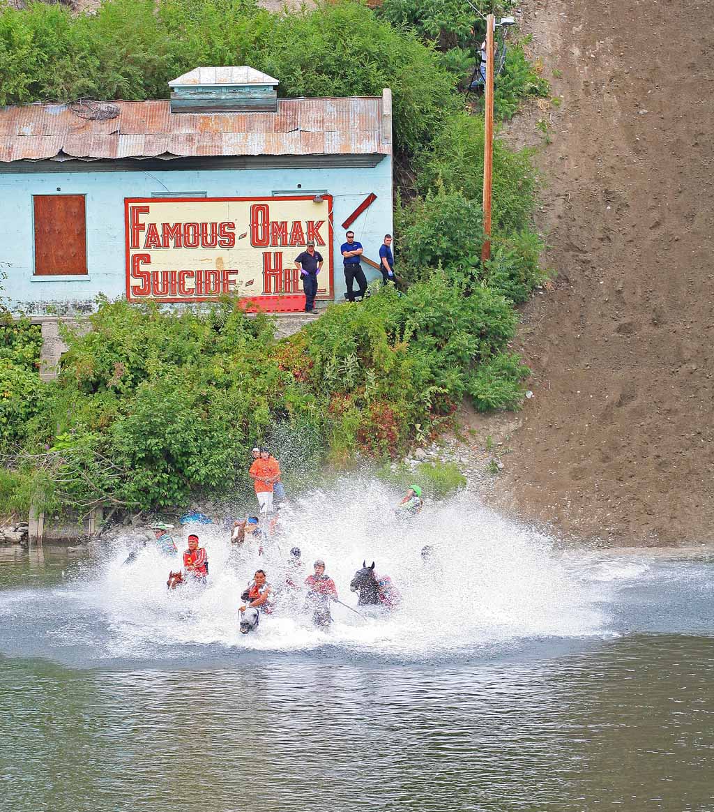  Big Splash At Bottom Of Hill 