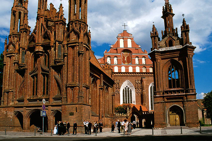 St Annes and the Bernadine Churches, Vilnius