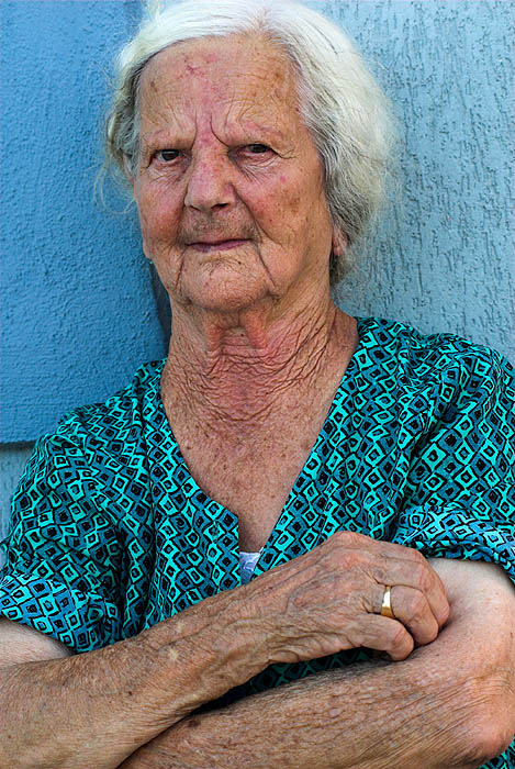 Woman in Marsaxlokk, Malta