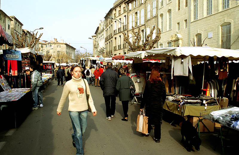 Saturday market in Pezenas