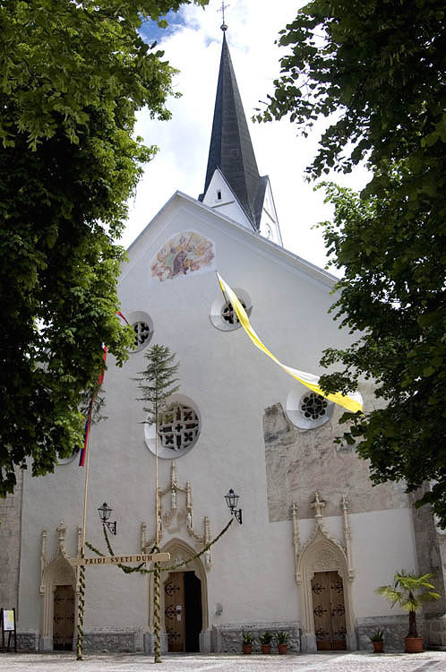 Centuries-old parish church, Radovljica
