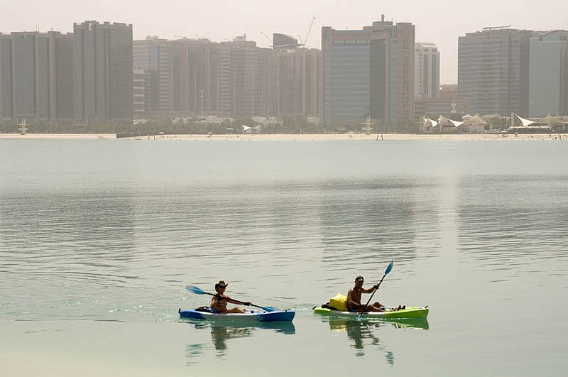 Expat kayakers off the Heritage Village