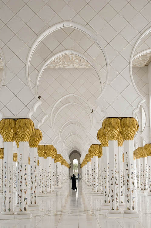 Interior of the Zayed Grand Mosque