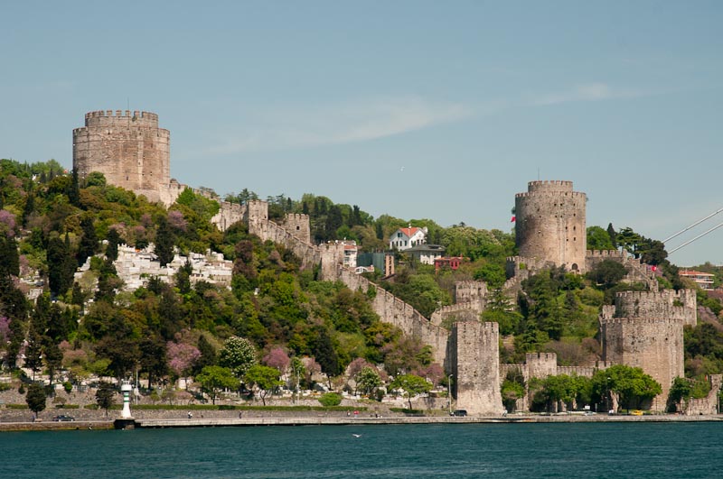 Castles at Rumelihisar on the Bosphorus