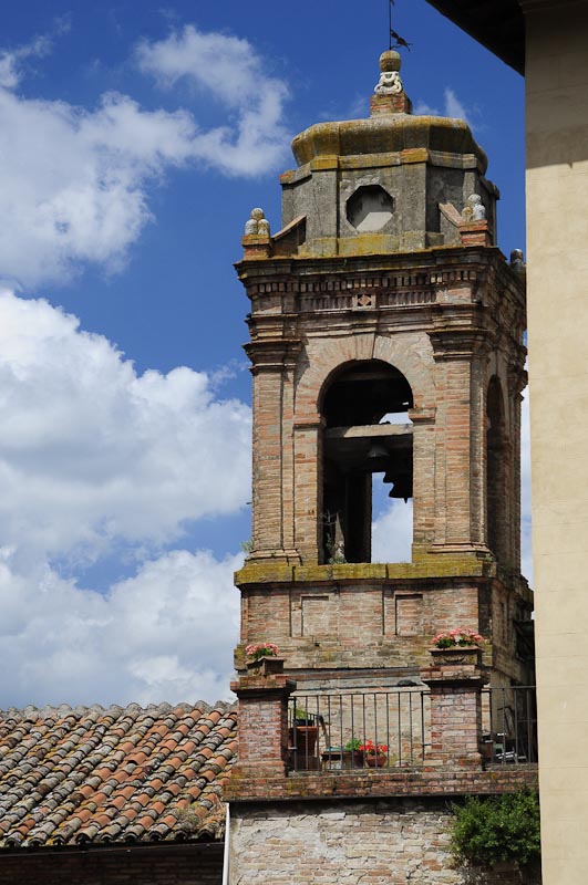 One of many church towers