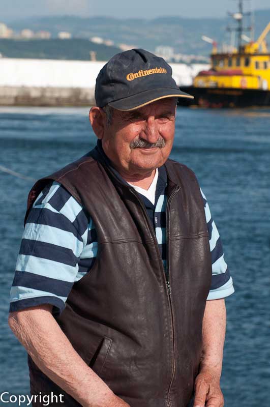 Fisherman, Eceabat, Turkey