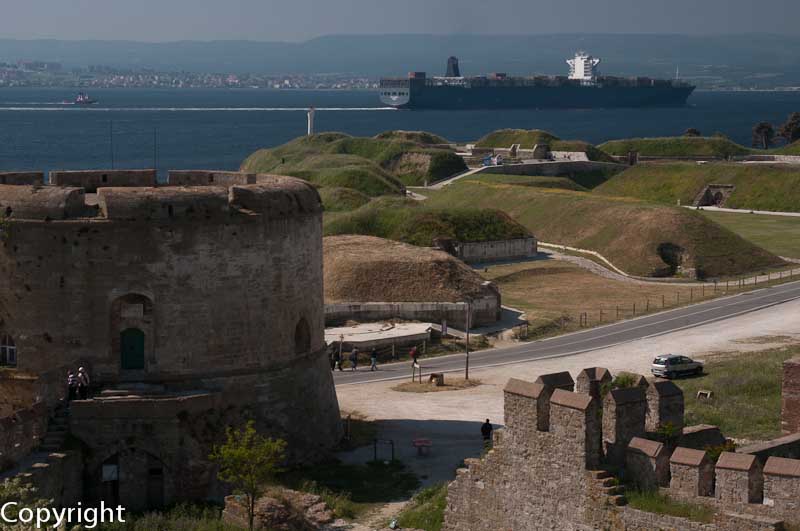 Fort Namazgah, commanding the vital Dardanelles Strait