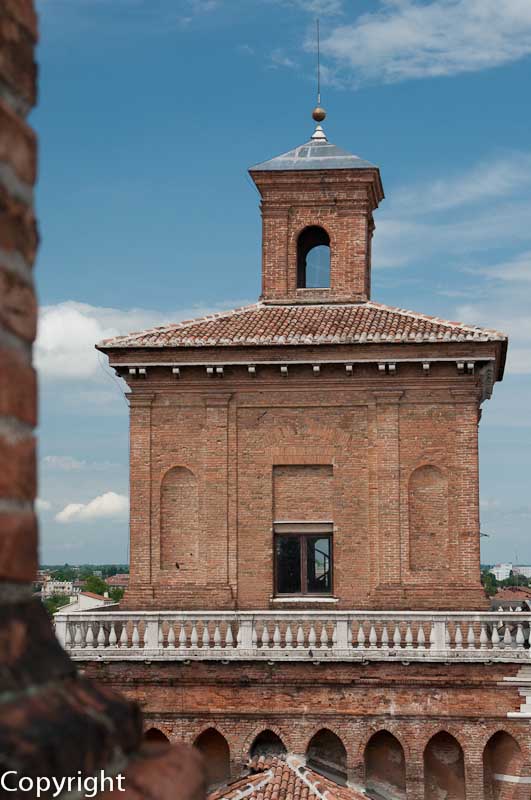 A tower of the Castello Estense