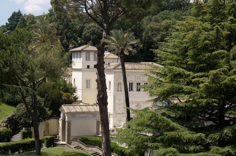 Glimpses of the Vatican gardens