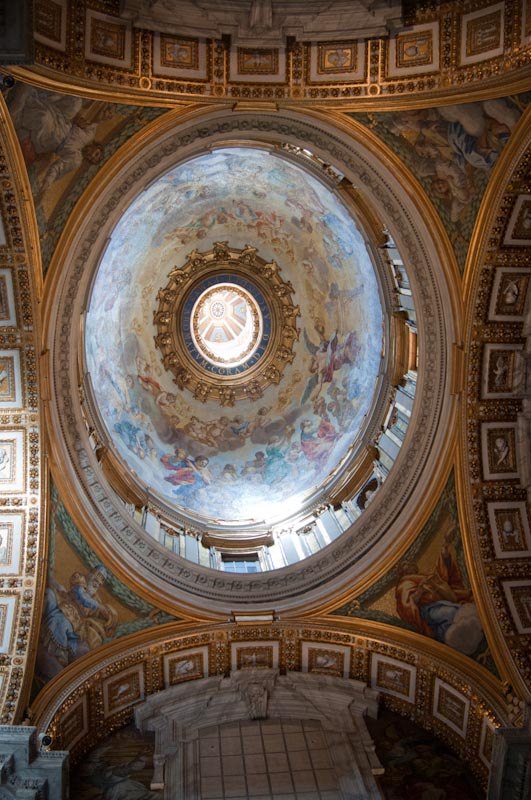 Looking up, St Peters
