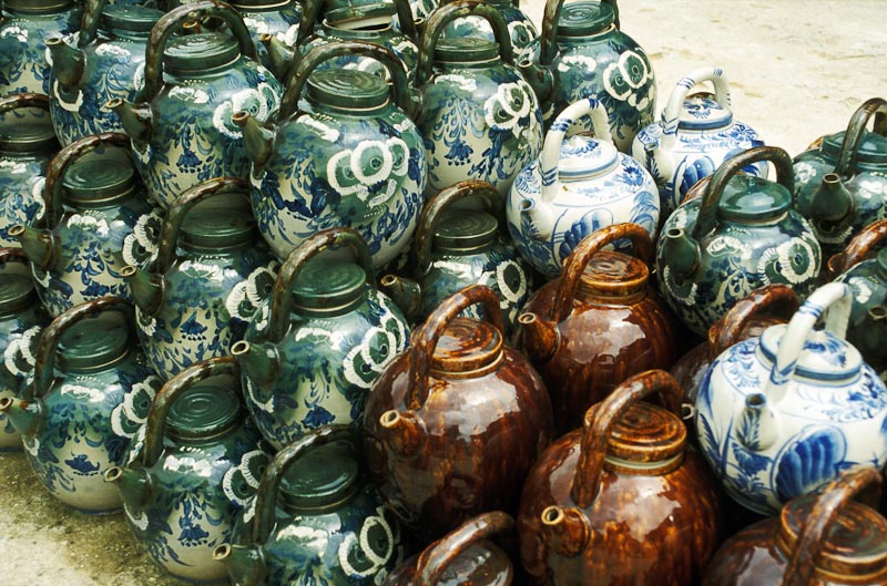 Finished goods  at a ceramics workshop outside Hanoi