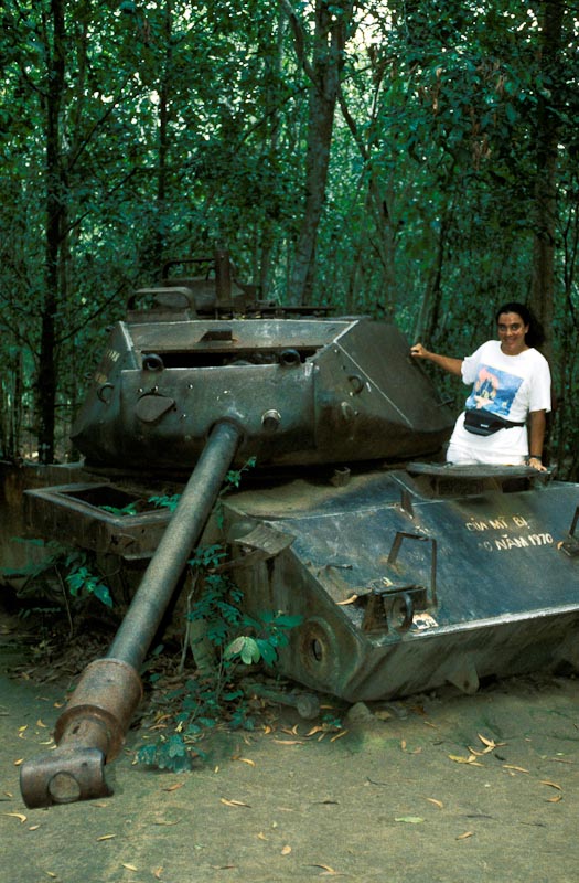 Tank at Cu Chi
