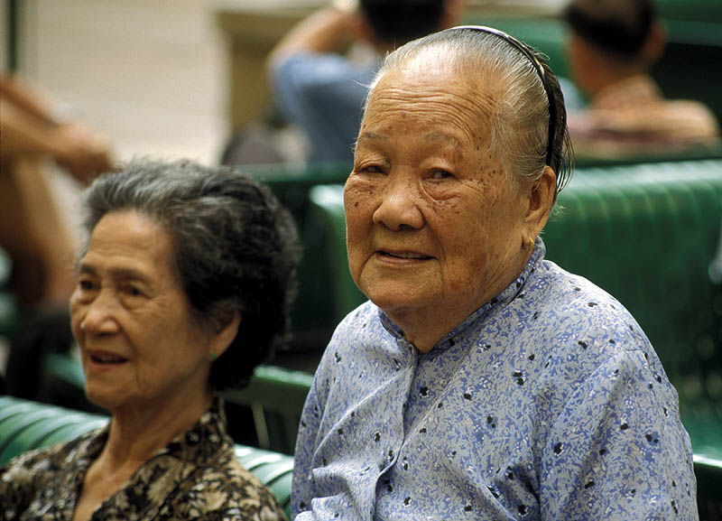Seniors in Chinatown