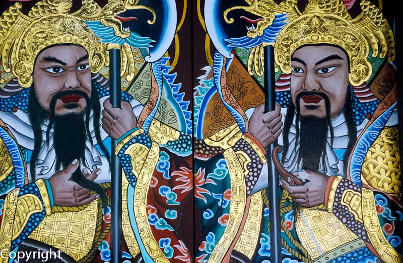 Thian Hock Keng temple doors