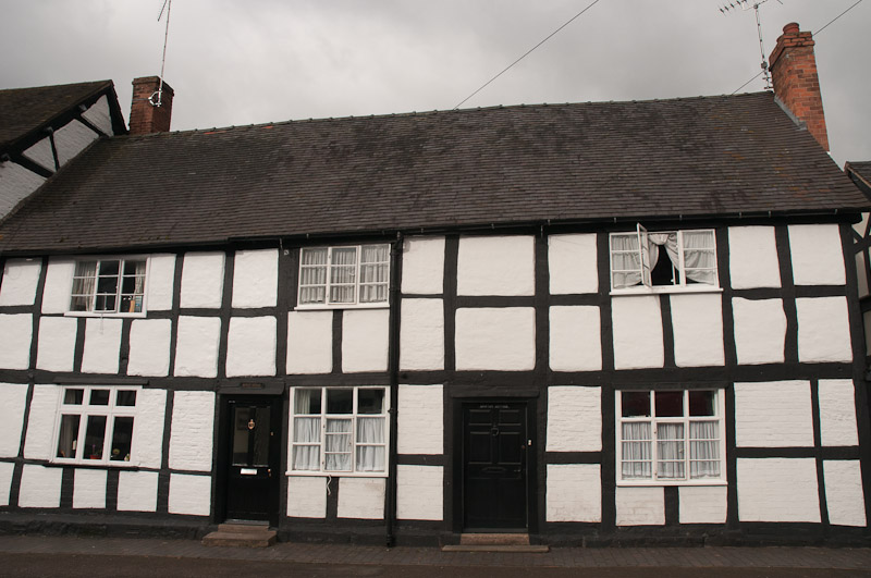 Tudor houses in Ombersley, near Worcester
