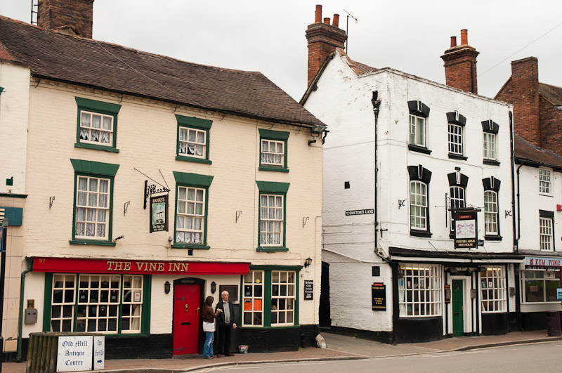 Old-world pubs at Low Town, Bridgnorth