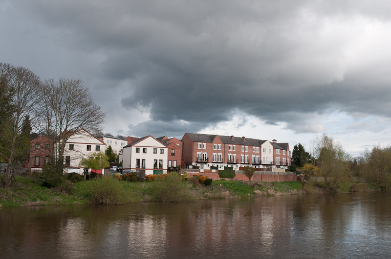Storm clouds over the Severn at Bewdley