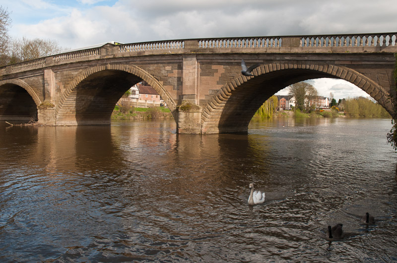 Telford's bridge across the Severn at Bewdley