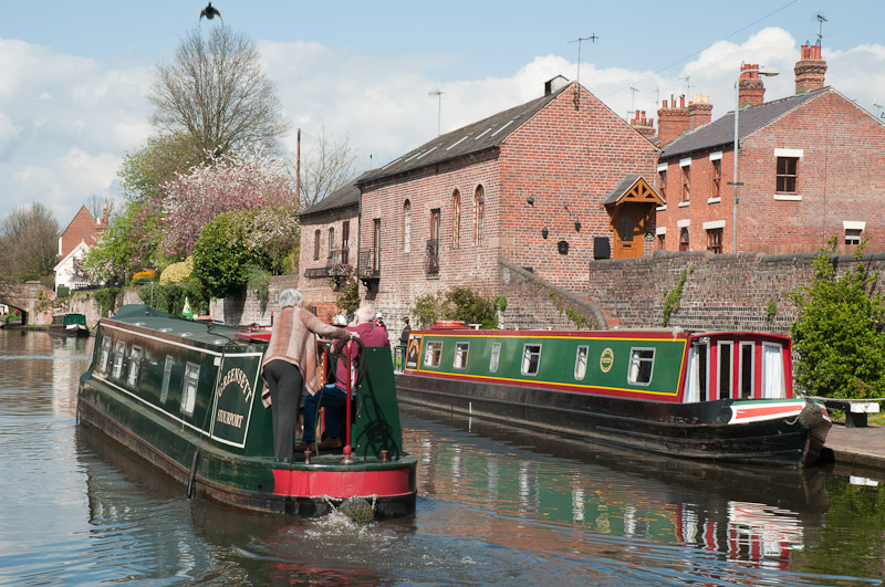 Canal boats at Stourport-on-Severn