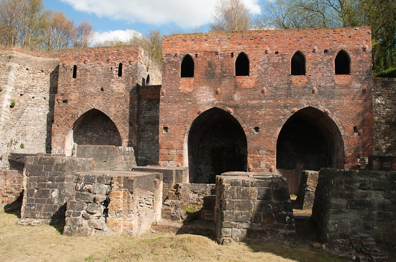 Remains of a foundry at Blists Hill, Ironbridge