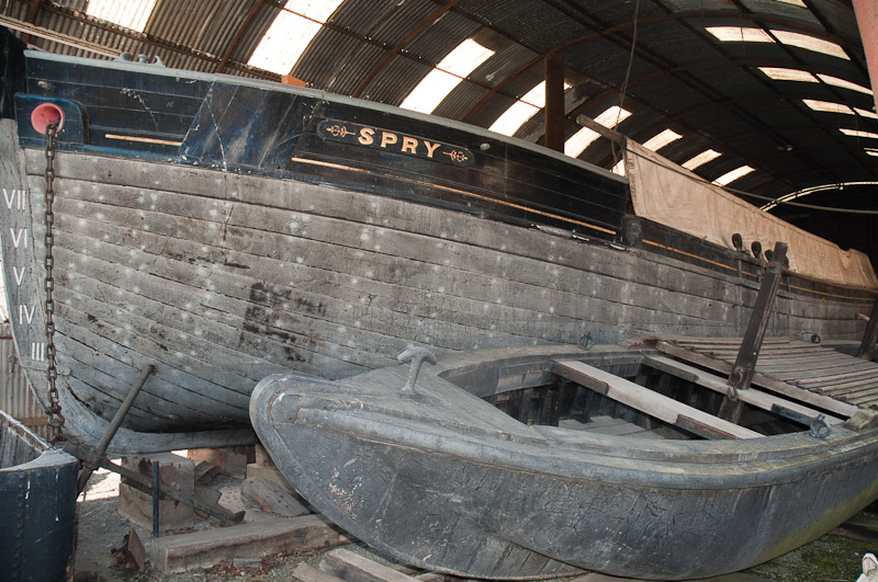 The Spry, last of the Severn River 'trows' or working boats