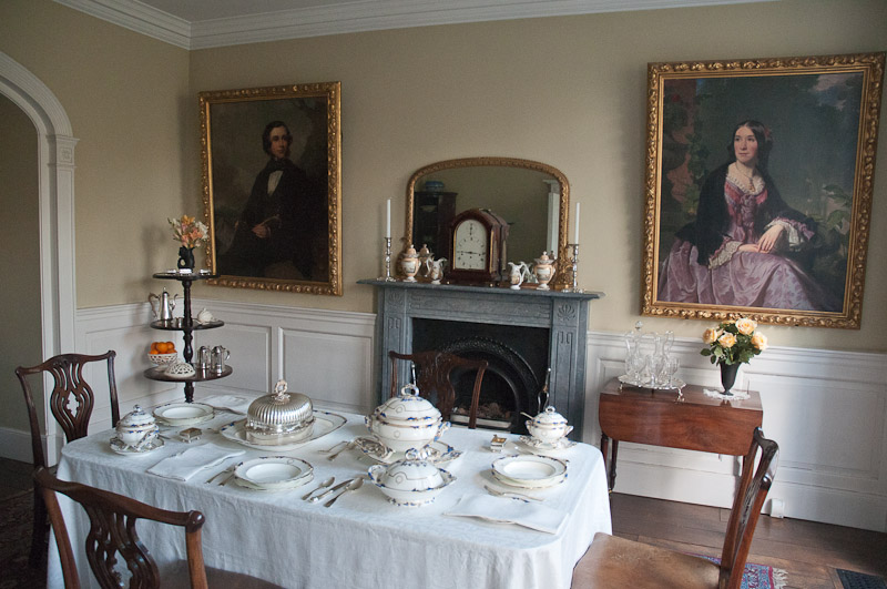 Dining room in Rosehill House
