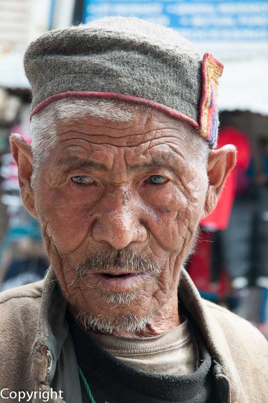 An elder of Manali, northern India