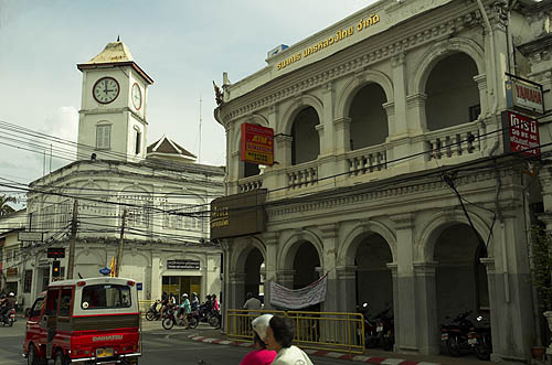 Chartered Bank corner in Phuket Town